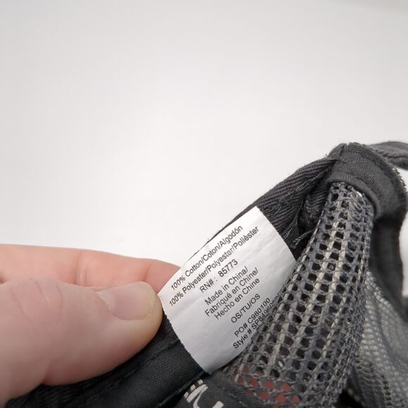 O'Neill Surf Co Slideback Trucker Hat Gray One Size Mesh Back 6 Panel - Picture 8 of 8